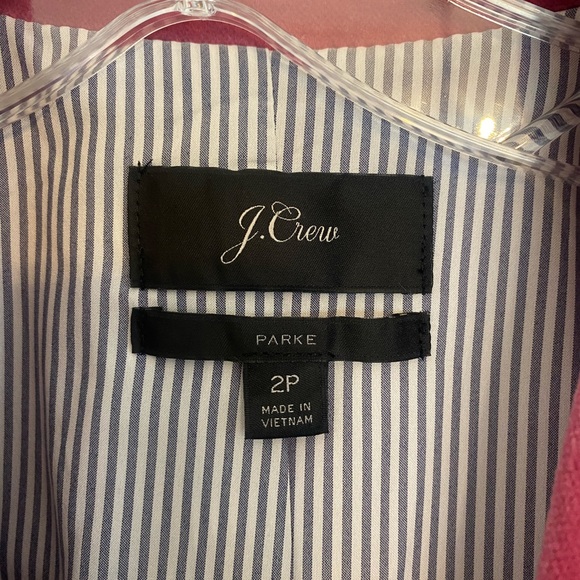 J. Crew Pink Parke Velvet Blazer - Picture 2 of 6